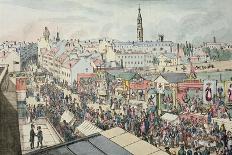 Drawing of Glasgow Fair, from 'The Glasgow Looking Glass', 1825-Scottish School-Giclee Print