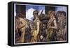 Scottish Soldiers Return from Combat-Francois Flameng-Framed Stretched Canvas