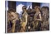 Scottish Soldiers Return from Combat-Francois Flameng-Stretched Canvas