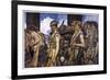 Scottish Soldiers Return from Combat-Francois Flameng-Framed Premium Giclee Print