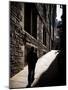 Scottish Street with Male Figure-Craig Roberts-Mounted Photographic Print