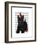 Scottish Terrier and Birds-Fab Funky-Framed Art Print