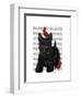 Scottish Terrier and Birds-Fab Funky-Framed Art Print