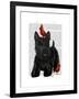 Scottish Terrier and Birds-Fab Funky-Framed Art Print