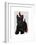 Scottish Terrier and Birds-Fab Funky-Framed Art Print