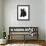 Scottish Terrier and Bow-Fab Funky-Framed Art Print displayed on a wall