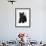 Scottish Terrier and Bow-Fab Funky-Framed Art Print displayed on a wall