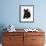 Scottish Terrier and Bow-Fab Funky-Framed Art Print displayed on a wall