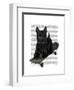 Scottish Terrier and Skateboard-Fab Funky-Framed Art Print