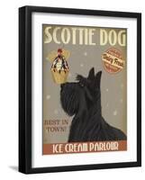 Scottish Terrier Ice Cream-Fab Funky-Framed Art Print