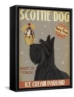 Scottish Terrier Ice Cream-Fab Funky-Framed Stretched Canvas