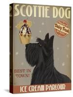 Scottish Terrier Ice Cream-Fab Funky-Stretched Canvas