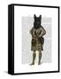 Scottish Terrier in Kilt-Fab Funky-Framed Stretched Canvas