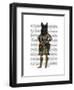 Scottish Terrier in Kilt-Fab Funky-Framed Art Print