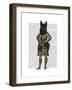 Scottish Terrier in Kilt-Fab Funky-Framed Art Print