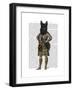 Scottish Terrier in Kilt-Fab Funky-Framed Art Print