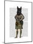 Scottish Terrier in Kilt-Fab Funky-Mounted Art Print