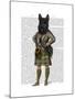 Scottish Terrier in Kilt-Fab Funky-Mounted Art Print