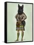 Scottish Terrier in Kilt-Fab Funky-Framed Stretched Canvas