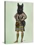 Scottish Terrier in Kilt-Fab Funky-Stretched Canvas