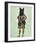 Scottish Terrier in Kilt-Fab Funky-Framed Art Print