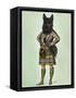 Scottish Terrier in Kilt-Fab Funky-Framed Stretched Canvas