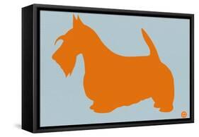 Scottish Terrier Orange-NaxArt-Framed Stretched Canvas