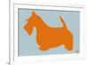 Scottish Terrier Orange-NaxArt-Framed Premium Giclee Print