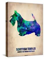 Scottish Terrier Poster-NaxArt-Stretched Canvas