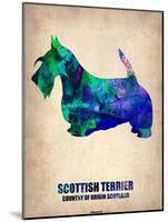 Scottish Terrier Poster-NaxArt-Mounted Art Print