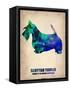 Scottish Terrier Poster-NaxArt-Framed Stretched Canvas