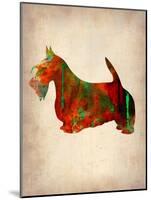 Scottish Terrier Watercolor 2-NaxArt-Mounted Art Print