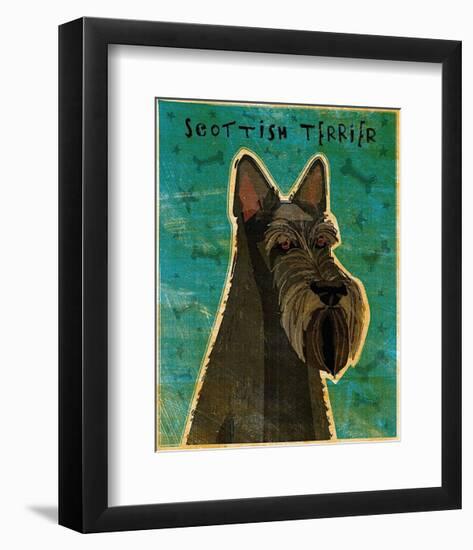 Scottish Terrier-John Golden-Framed Art Print