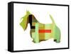 Scottish Terrier-NaxArt-Framed Stretched Canvas
