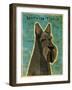 Scottish Terrier-John W Golden-Framed Giclee Print