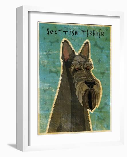 Scottish Terrier-John W Golden-Framed Giclee Print