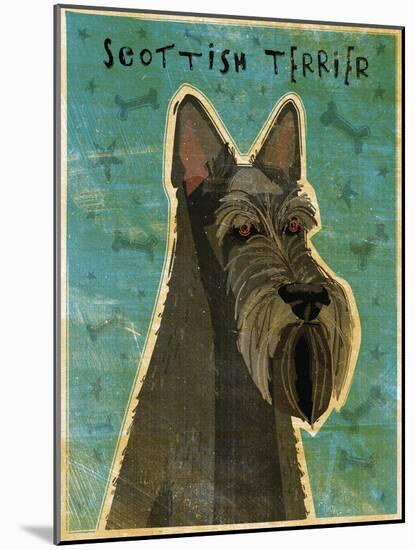 Scottish Terrier-John W Golden-Mounted Giclee Print