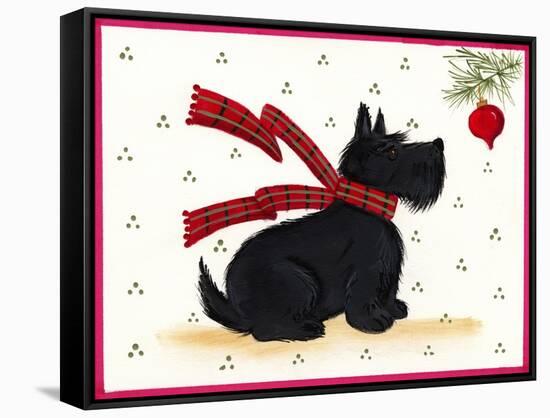 Scottish Terrier-Beverly Johnston-Framed Stretched Canvas