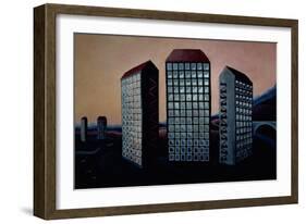 Scottish Towers, 1984-Lucy Raverat-Framed Giclee Print