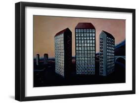 Scottish Towers, 1984-Lucy Raverat-Framed Giclee Print