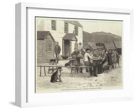 Scottish Volunteers at Home, after Dinner at a Sheep-Farm Near the Spital of Glenshee-J.M.L. Ralston-Framed Giclee Print