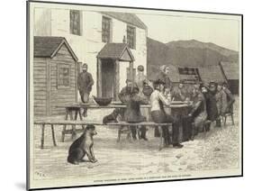 Scottish Volunteers at Home, after Dinner at a Sheep-Farm Near the Spital of Glenshee-J.M.L. Ralston-Mounted Giclee Print