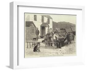 Scottish Volunteers at Home, after Dinner at a Sheep-Farm Near the Spital of Glenshee-J.M.L. Ralston-Framed Giclee Print