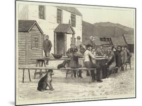 Scottish Volunteers at Home, after Dinner at a Sheep-Farm Near the Spital of Glenshee-J.M.L. Ralston-Mounted Giclee Print