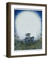 Scottish Witch on a Black Cat-Wayne Anderson-Framed Giclee Print