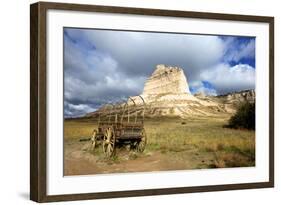 Scotts Bluff in Present Day Nebraska, Now a National Monument-Richard Wright-Framed Photographic Print