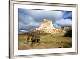 Scotts Bluff in Present Day Nebraska, Now a National Monument-Richard Wright-Framed Photographic Print