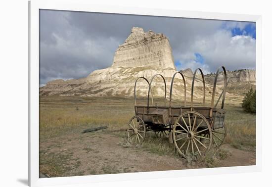 Scotts Bluff in Present Day Nebraska-Richard Wright-Framed Photographic Print