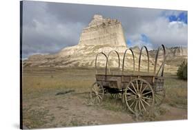 Scotts Bluff in Present Day Nebraska-Richard Wright-Stretched Canvas