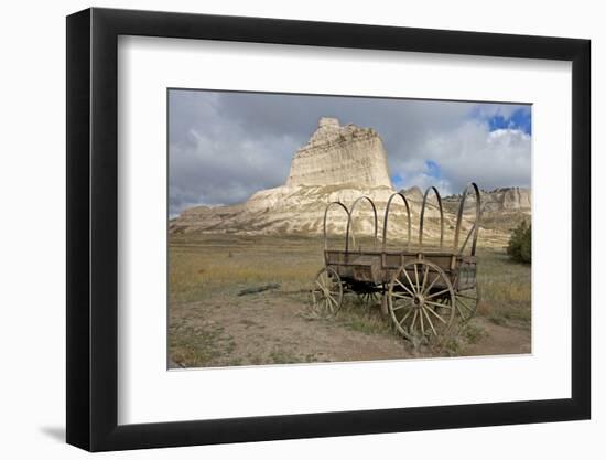 Scotts Bluff in Present Day Nebraska-Richard Wright-Framed Photographic Print